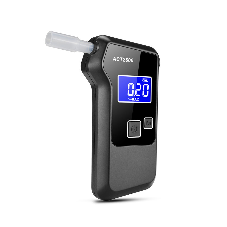 Alcoholímetro Digital con Sensor de Celdas de Combustible Certificado EN16280