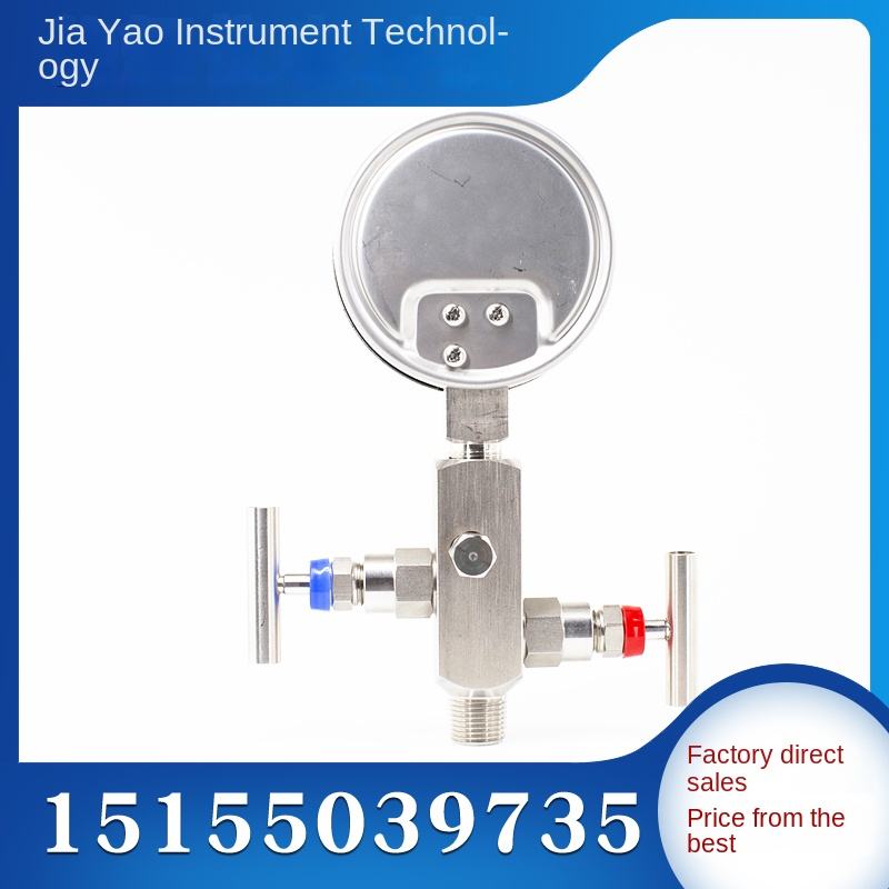 Manómetro Sismorresistente de Acero Inoxidable 304/316 con Válvula Integrada