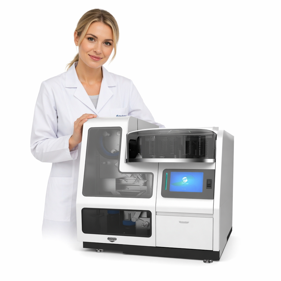 Sistema Automático de Tinción y Cobertura de Portaobjetos para Laboratorio Hospitalario BSH E660 C1000