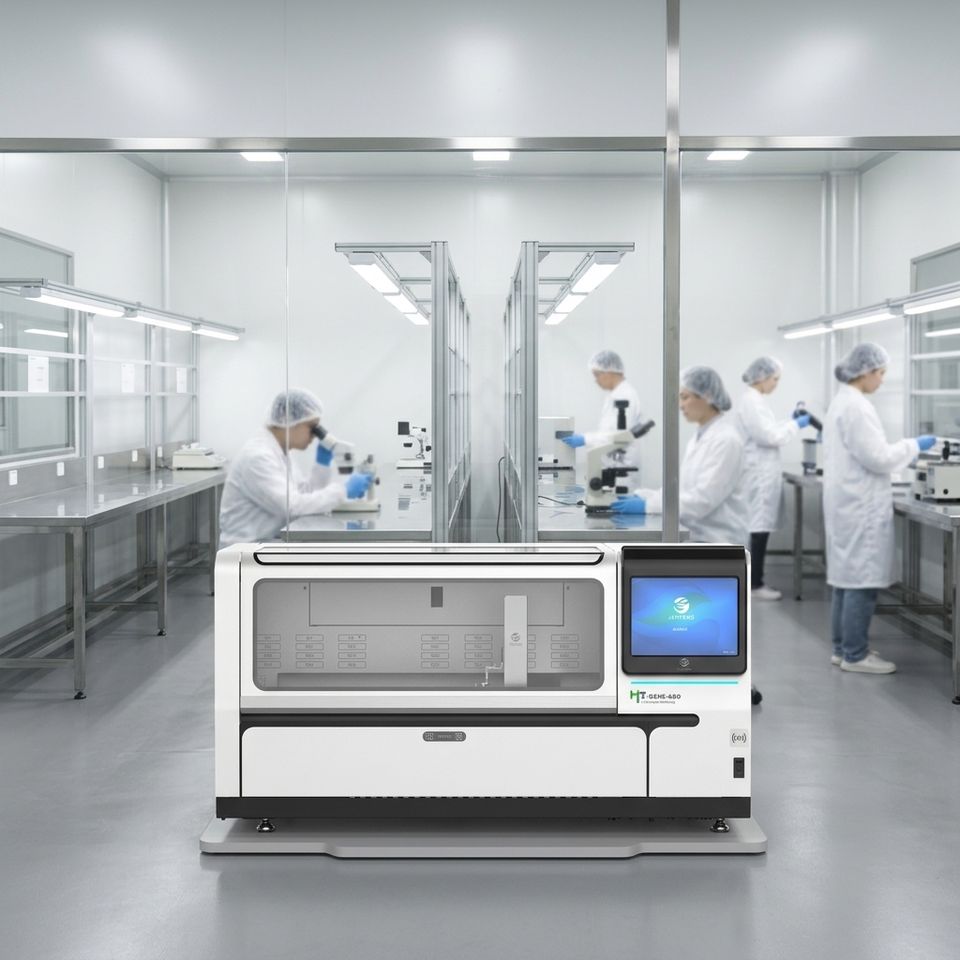 Sistema Automático de Tinción y Cobertura de Portaobjetos para Laboratorio Hospitalario BSH E660 C1000