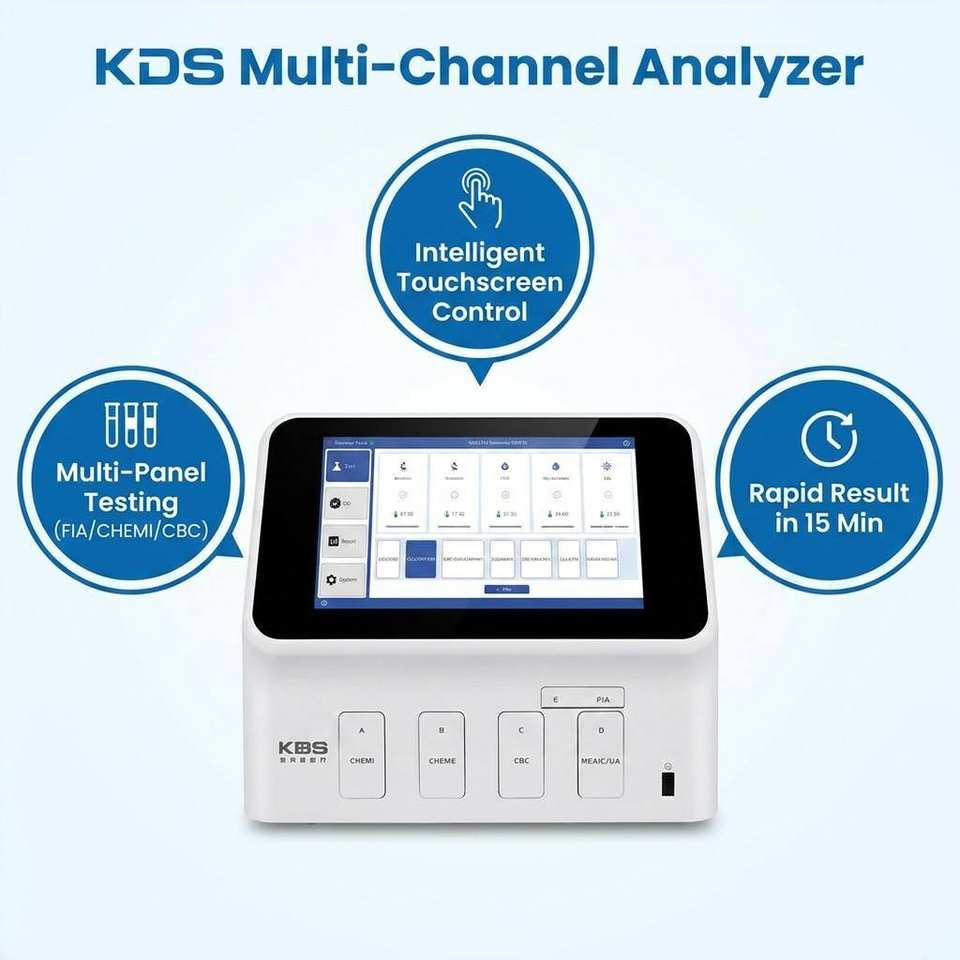 Analizador IVD Integrado 7 en 1 Portátil KDS-D6000