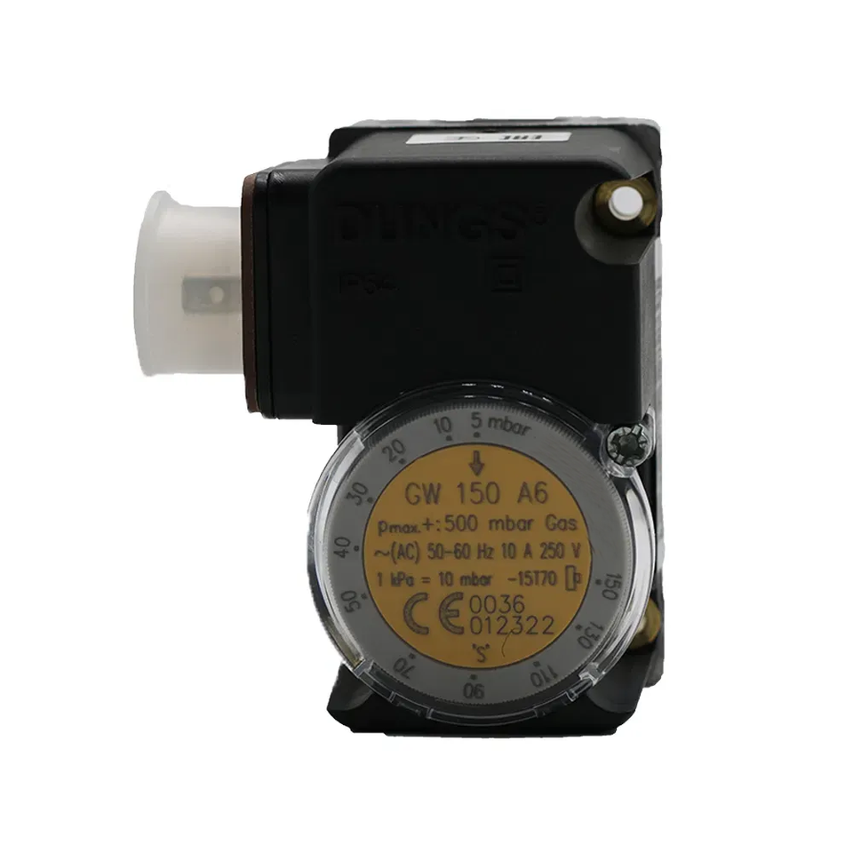 GW150A6 ガス圧力スイッチ 5-150mbar 工業用バーナー用 空気圧制御スイッチ DUNGS互換
