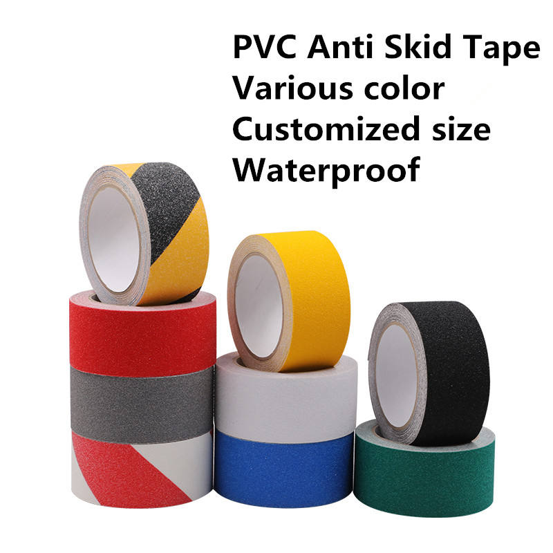 滑り止めグリップテープ 防水 階段用 業務用 高粘着 PVC/PET カスタムサイズ