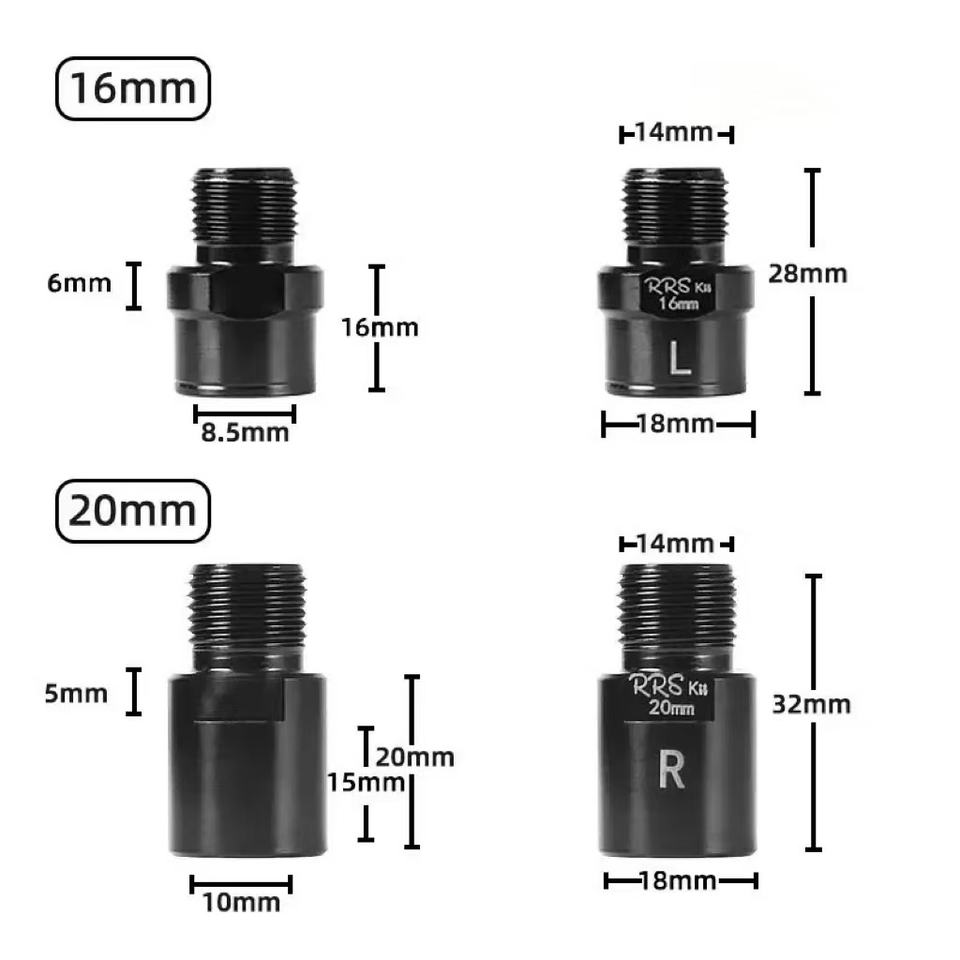 ขาต่อแป้นเหยียบจักรยานคุณภาพสูง ทนทาน Premium Extension Shaft
