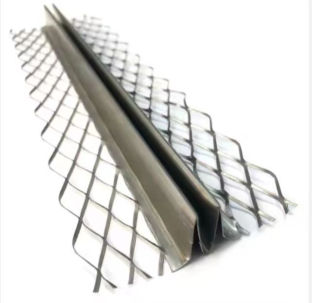 เหล็กชุบสังกะสี Double V Expanded Metal Control Joint Bead สำหรับงานฉาบปูนป้องกันรอยแตกร้าว