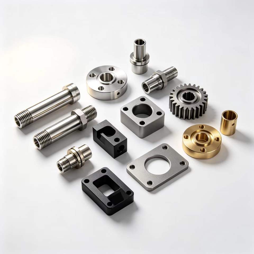 บริการ CNC Machining ชิ้นส่วนโลหะแม่นยำ สแตนเลส อลูมิเนียม ทองแดง OEM