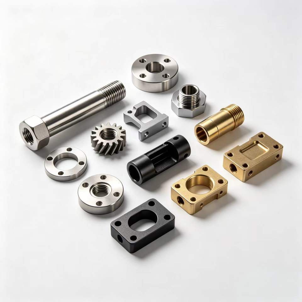 บริการ CNC Machining ชิ้นส่วนโลหะแม่นยำ สแตนเลส อลูมิเนียม ทองแดง OEM