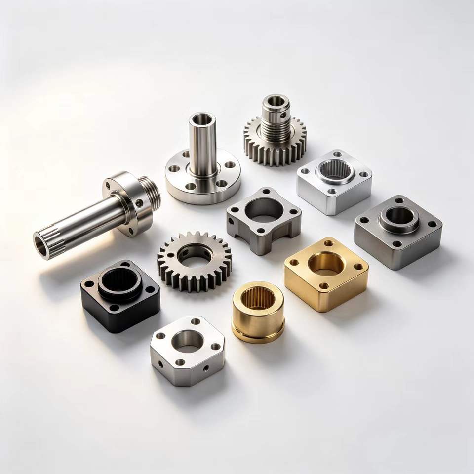 บริการ CNC Machining ชิ้นส่วนโลหะแม่นยำ สแตนเลส อลูมิเนียม ทองแดง OEM
