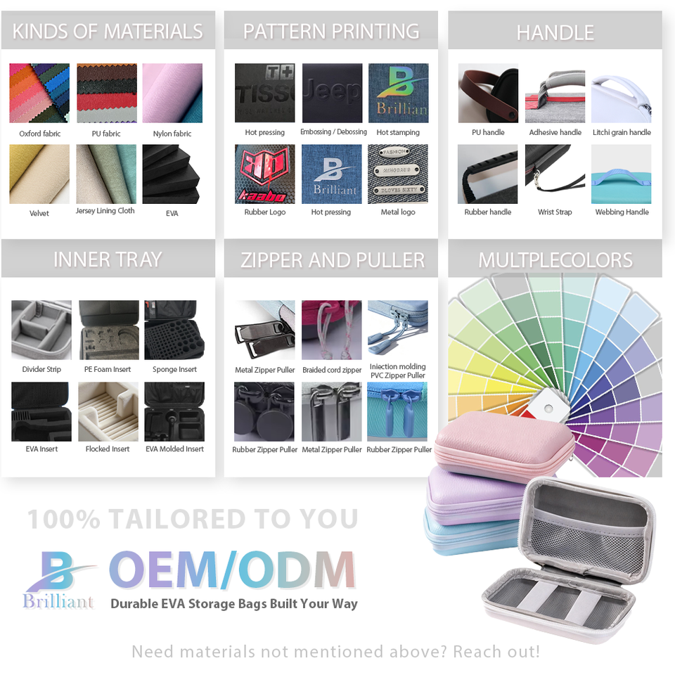กล่องเก็บกล้อง EVA กันน้ำ กันกระแทก กันฝุ่น พร้อมรับ OEM/ODM