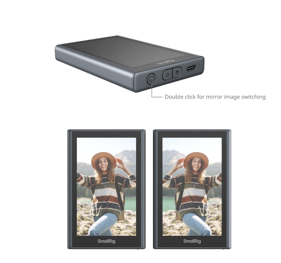 SmallRig 4851 ชุดจอภาพไร้สายสำหรับสมาร์ทโฟน อุปกรณ์ Vlog สตูดิโอถ่ายภาพขนาดเล็ก