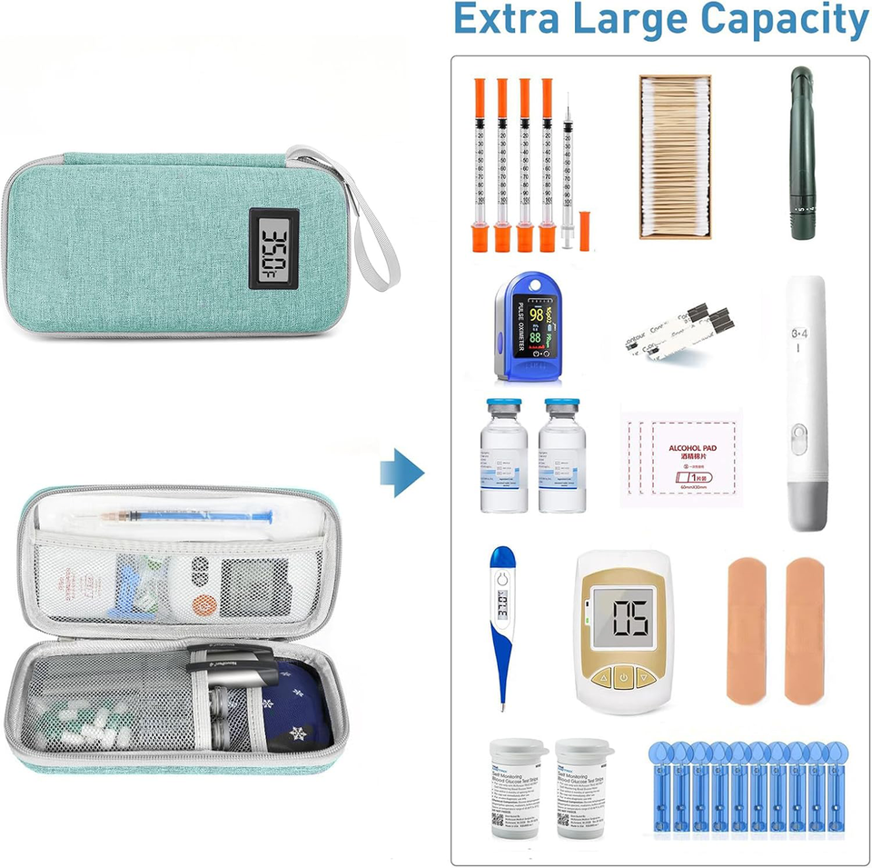 กล่องเก็บอินซูลินกันความร้อนพร้อมถุงหิ้วสำหรับปากกา insulin รุ่น OEM/ODM