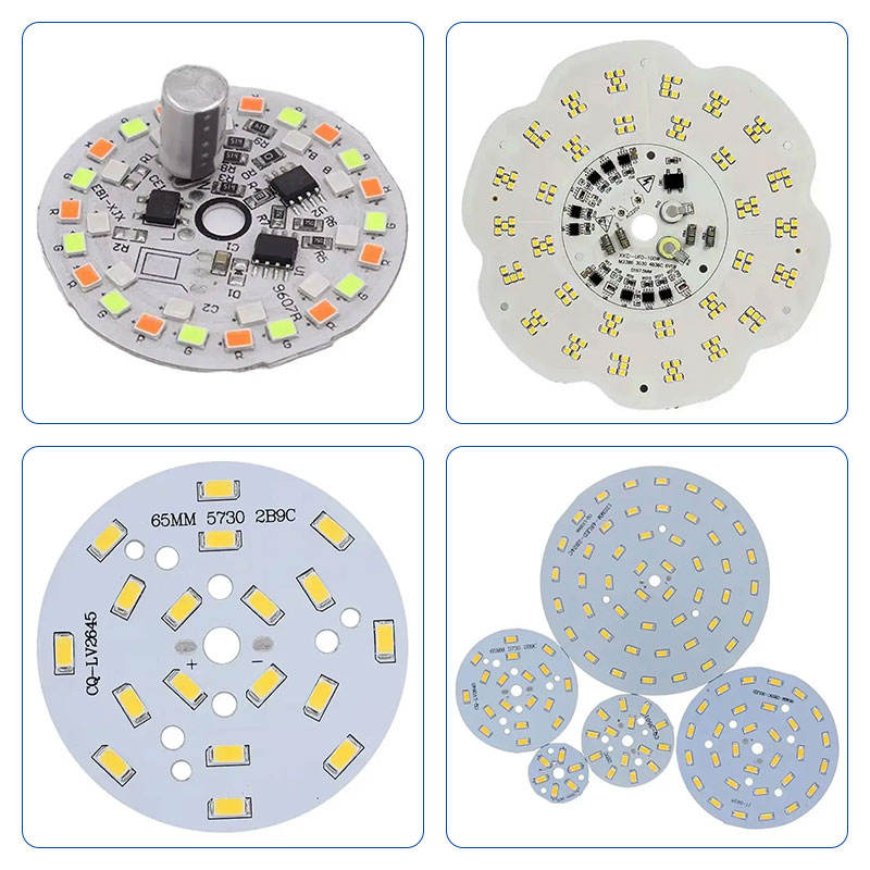 Mạch LED PCB 3W-18W Nhôm/Đồng, SMD 3535 5730, Độ Sáng 1000 Lumen, Chứng Nhận UL, ISO