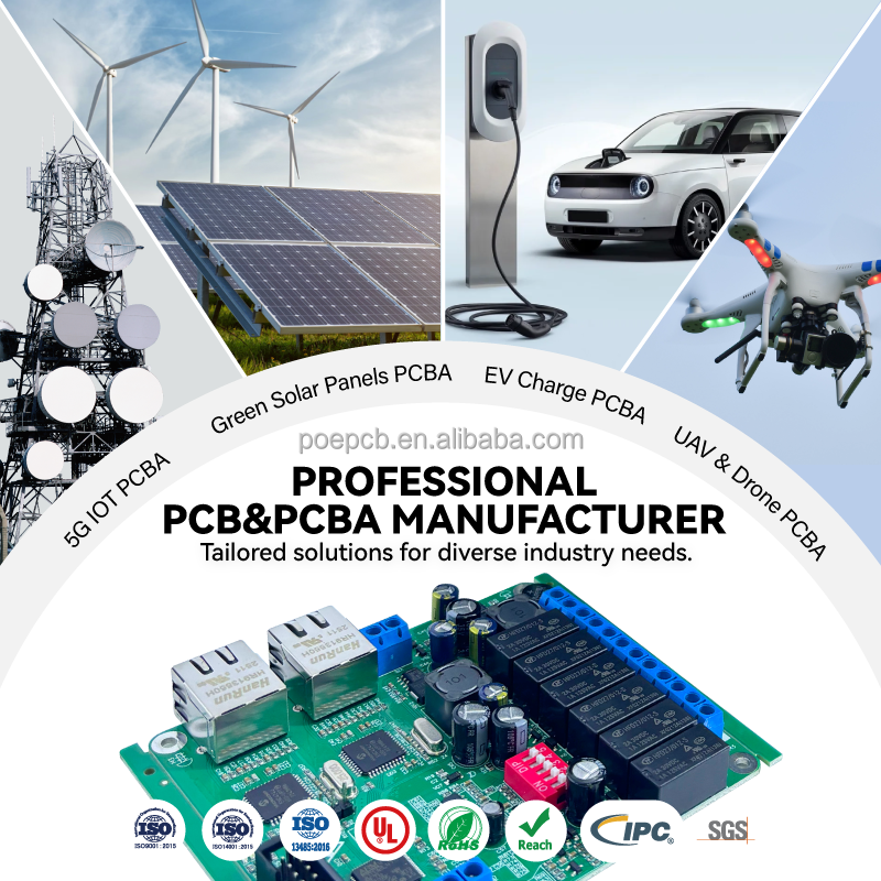 Dịch vụ lắp ráp PCBA chuyên nghiệp, công nghệ SMT độ chính xác cao, MOQ 1 chiếc, tùy chỉnh theo yêu cầu