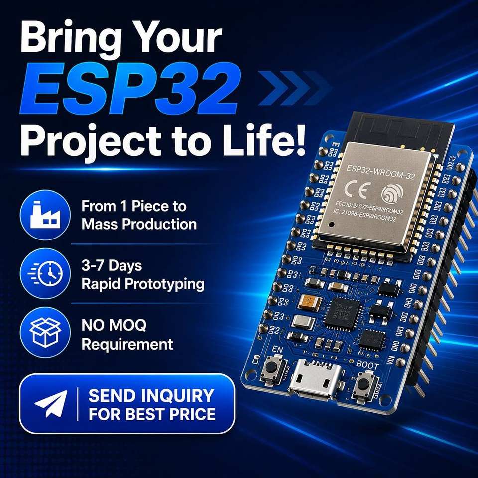 Bo mạch PCB 4 lớp FR-4 ESP32-S3 PCBA HASL 1.6mm