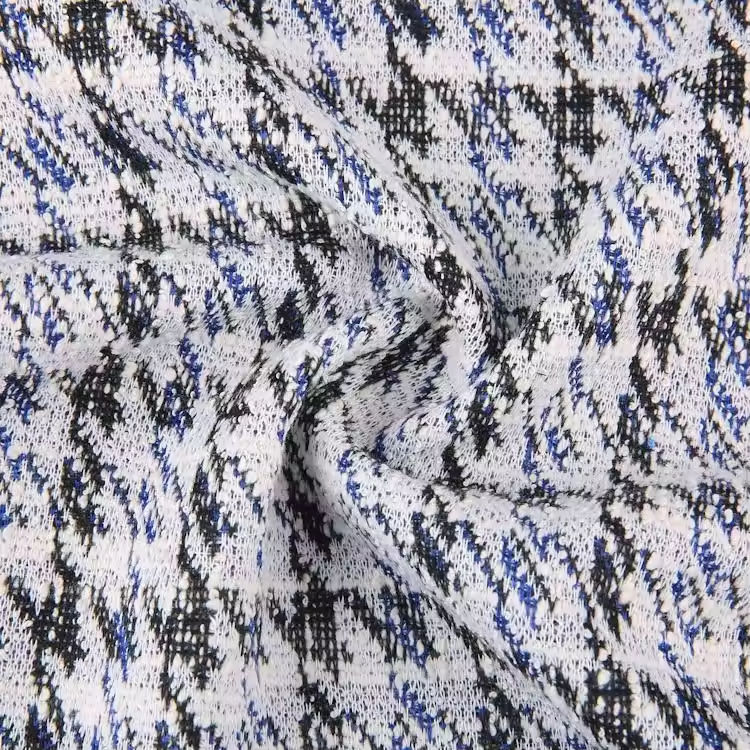 Vải Tweed Kẻ Sọc Jacquard Cao Cấp Double Face Hương Thơm Nhỏ 2026