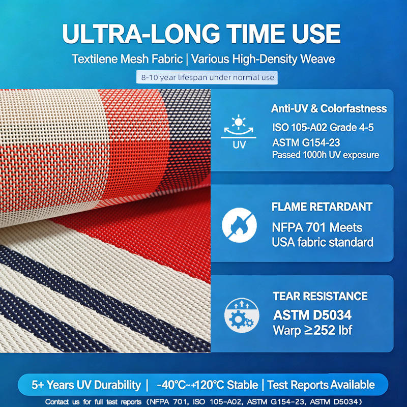 Vải Lưới PVC Dệt Vinyl Chống Rách, Chống Thấm, Bền Bỉ Cho Đồ Ngoại Thất