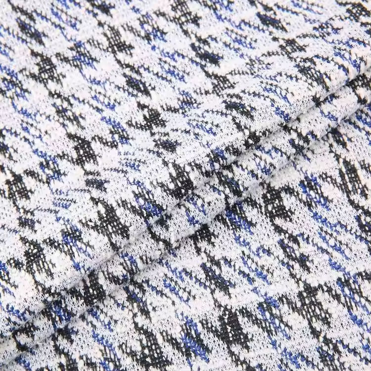 Vải Tweed Kẻ Sọc Jacquard Cao Cấp Double Face Hương Thơm Nhỏ 2026