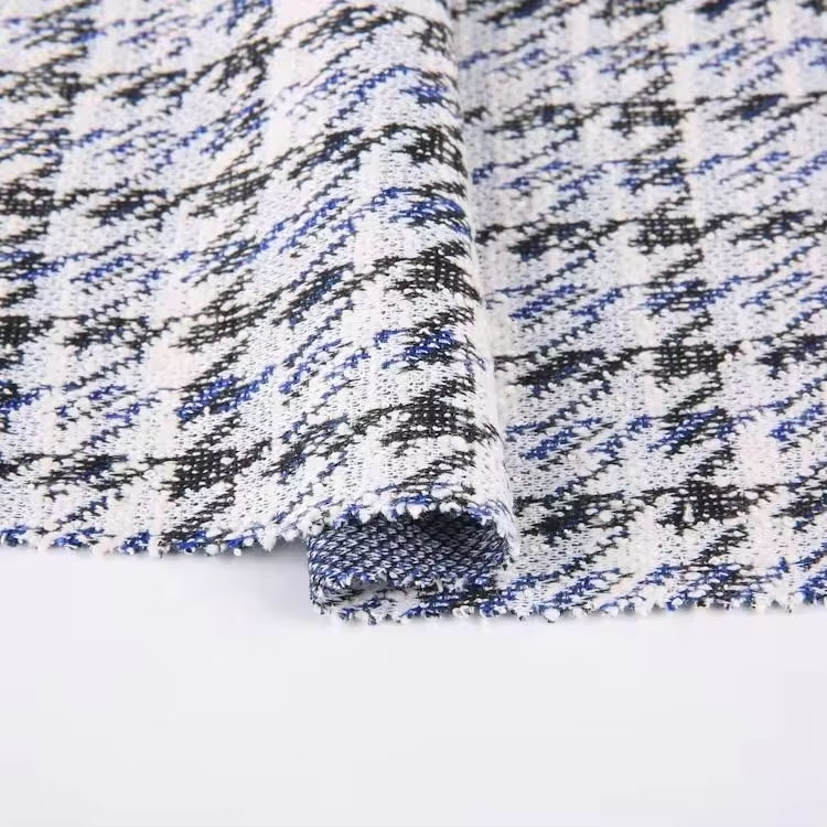 Vải Tweed Kẻ Sọc Jacquard Cao Cấp Double Face Hương Thơm Nhỏ 2026