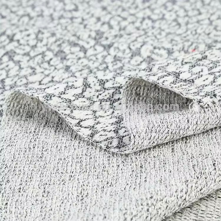 Vải Jacquard Terry Cotton Polyester Nhuộm Sợi Mềm Mại 2026 Cho Trang Phục Nữ
