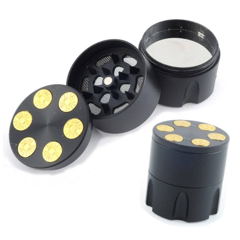 Máy Xay Thảo Mộc 3 Tầng Hợp Kim Kẽm CNC 40mm