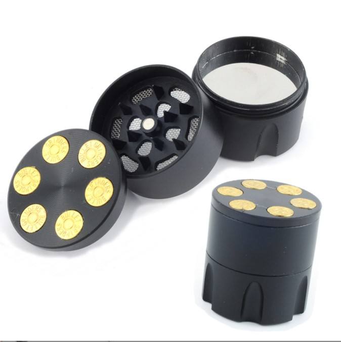 Máy Xay Thảo Mộc 3 Tầng Hợp Kim Kẽm CNC 40mm