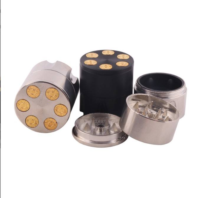 Máy Xay Thảo Mộc 3 Tầng Hợp Kim Kẽm CNC 40mm