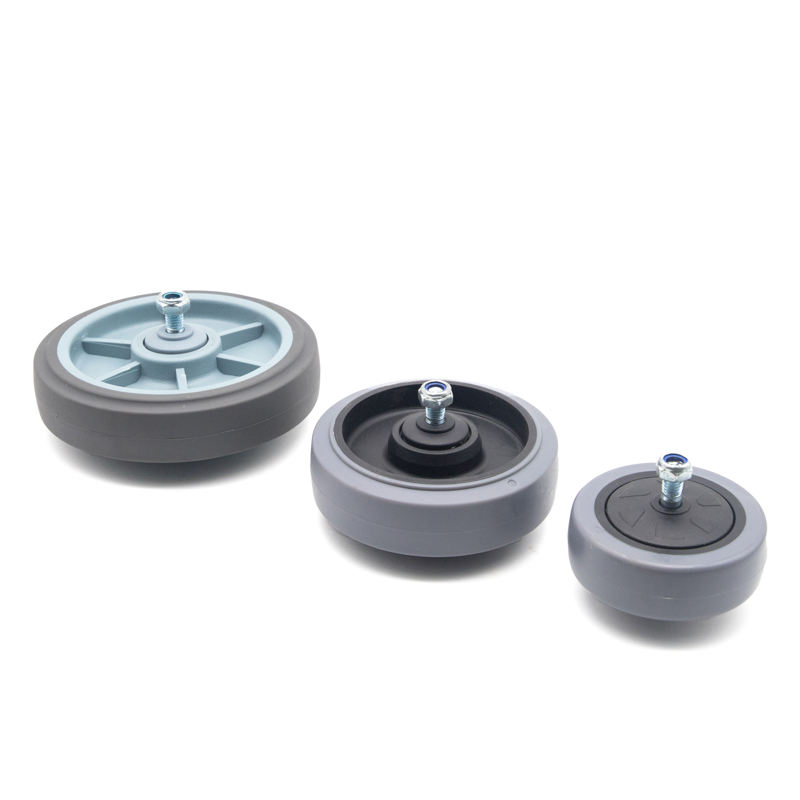 Bánh Xe PU/PP/PVC 5 inch Đa Dạng Kích Thước 25-200mm Tùy Chỉnh