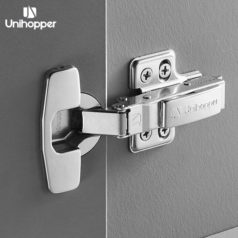 Bản lề giảm chấn 3D âm cửa tủ bếp inox 105° - Unihopper