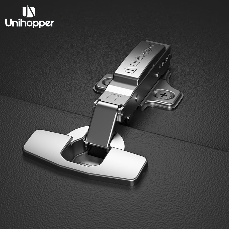 Bản lề giảm chấn 3D âm cửa tủ bếp inox 105° - Unihopper