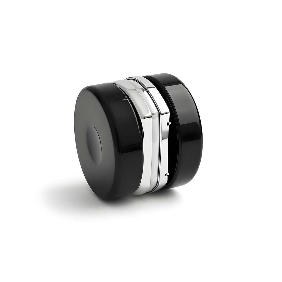 Bánh Xe Đẩy 2.5 Inch Hợp Kim Kẽm Êm Ái, Bọc Cao Su Cho Ghế Văn Phòng