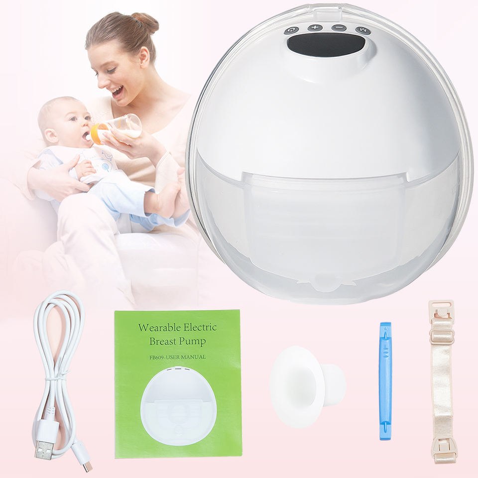 Electric Breast Pump Wearable Hands-Free 180ml Rechargeable