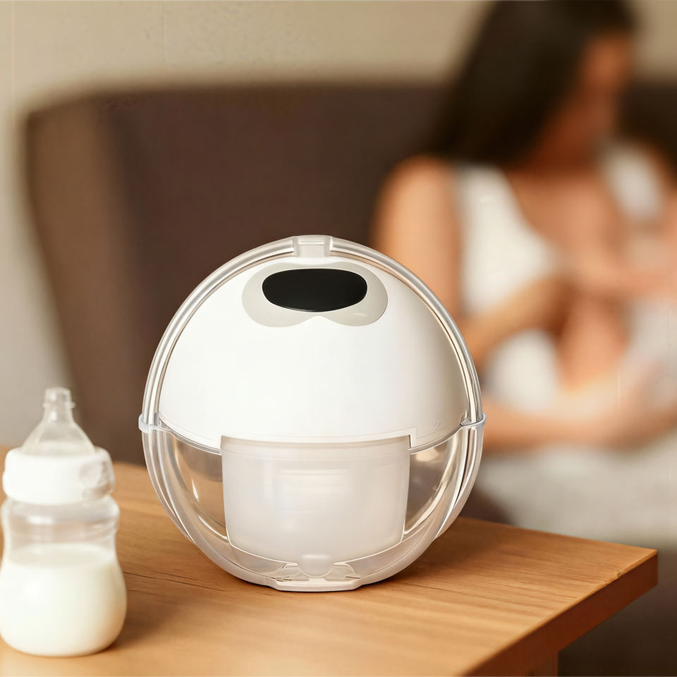 Electric Breast Pump na Wireless, 12 Levels, Food-Grade Silicone