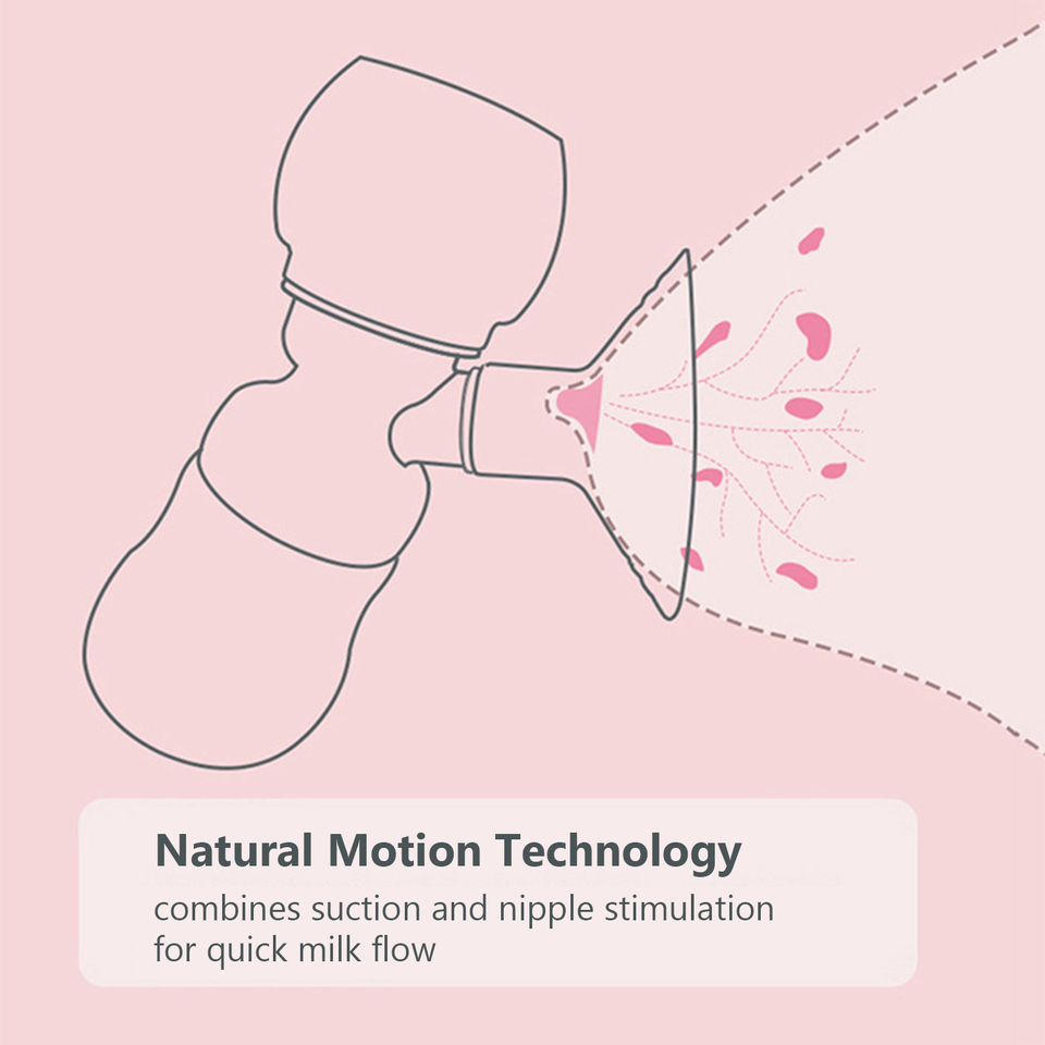 Electric Breast Pump Wearable Hands-free, 9 Levels, Anti-backflow