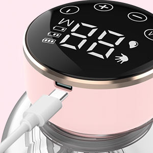 Electric Breast Pump na Wearable at Wireless, 180ml, Food Grade