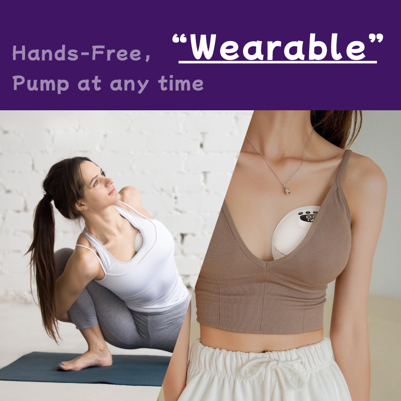 Electric Breast Pump Wearable Hands-Free 180ml Rechargeable