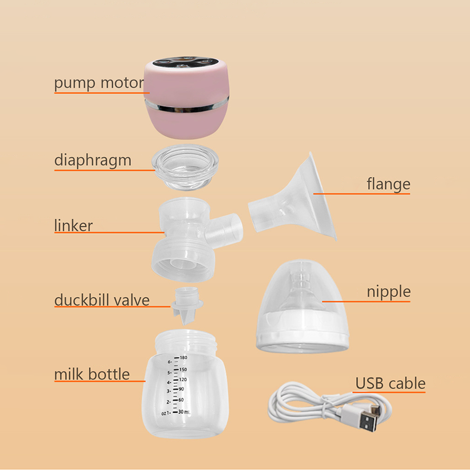Electric Breast Pump Wearable Hands-free, 9 Levels, Anti-backflow