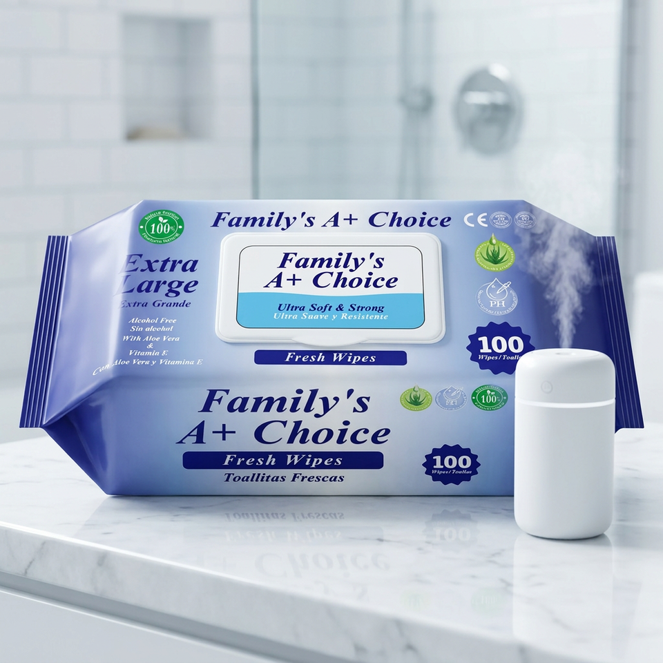 Baby Wet Wipes OEM 80pcs 120pcs Alcohol-Free Pure Water Disposable Flushable