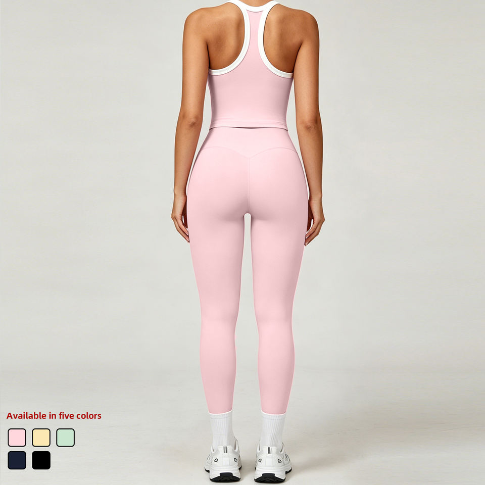 Custom Logo 2-Piece Yoga Set | Buttery Soft High Waist Leggings