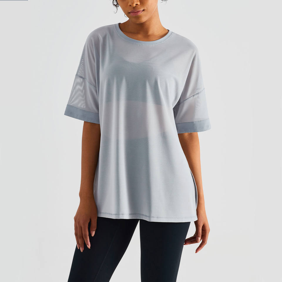 De-kalidad na Breathable Quick Dry Side Slit Yoga Tops para sa Aktibong Pamumuhay