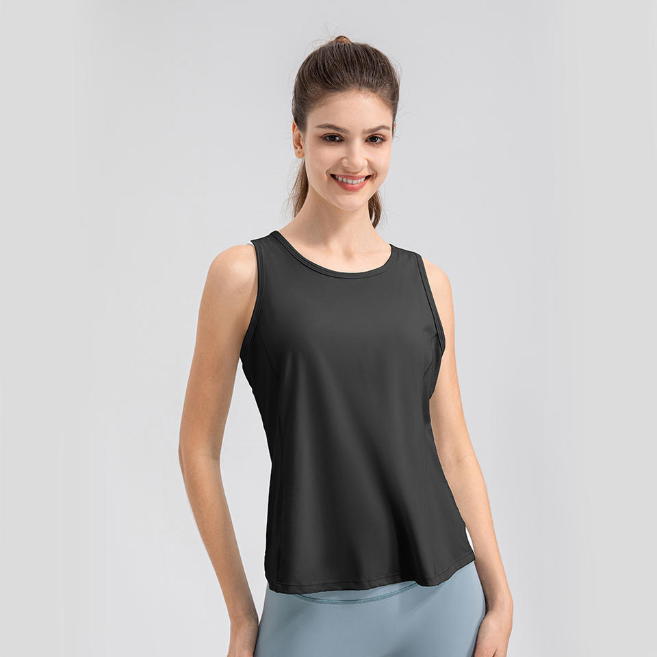 Panlalaking Yoga Top na Walang Tahi, Breathable para sa Fitness at Running
