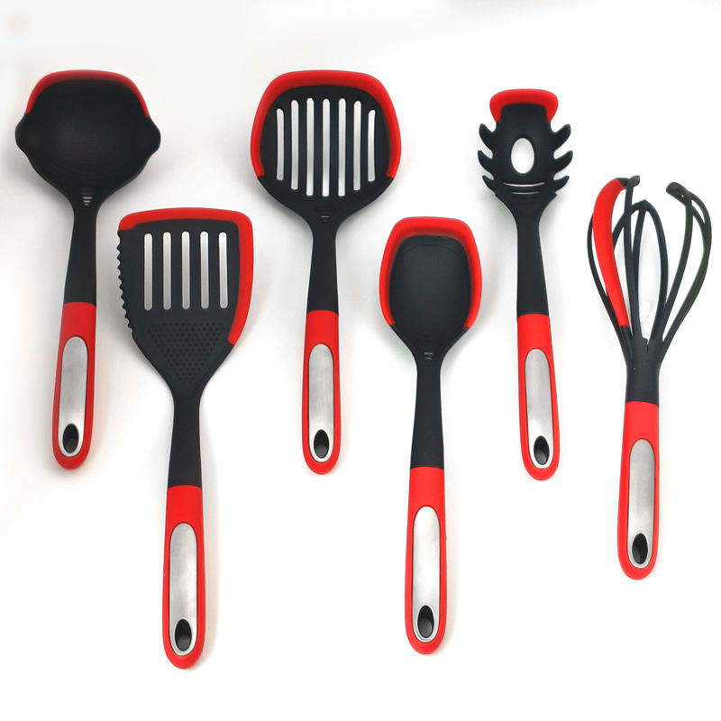 Premium Silicone Nylon Kitchen Utensils Set - Heat Resistant & Eco-Friendly
