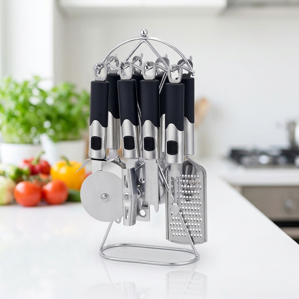 Mga Kagamitan sa Kusina Multifunction na Stainless Steel Set para sa Wholesale