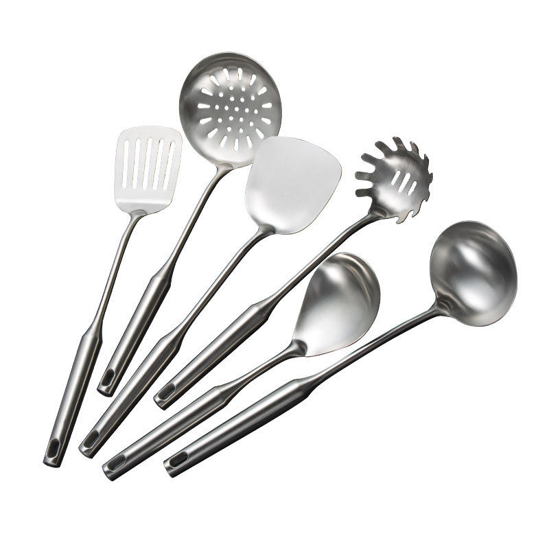 Mataas na Kalidad na Stainless Steel na 6-Piece Cooking Spoon Set para sa Wholesale