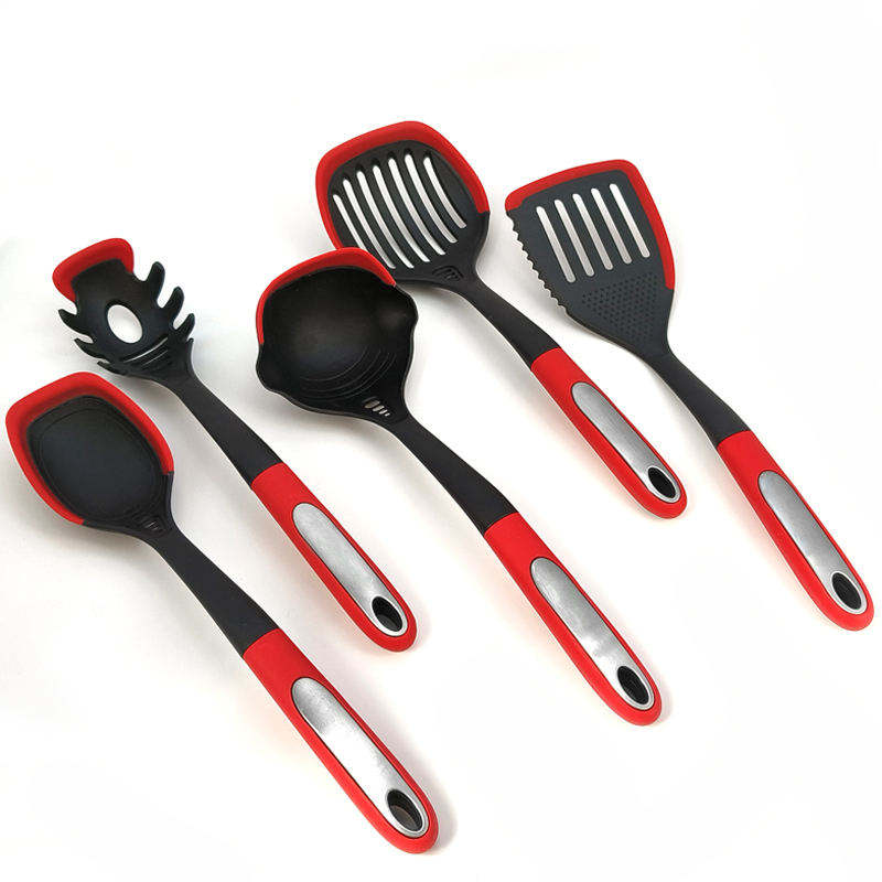 Premium Silicone Nylon Kitchen Utensils Set - Heat Resistant & Eco-Friendly
