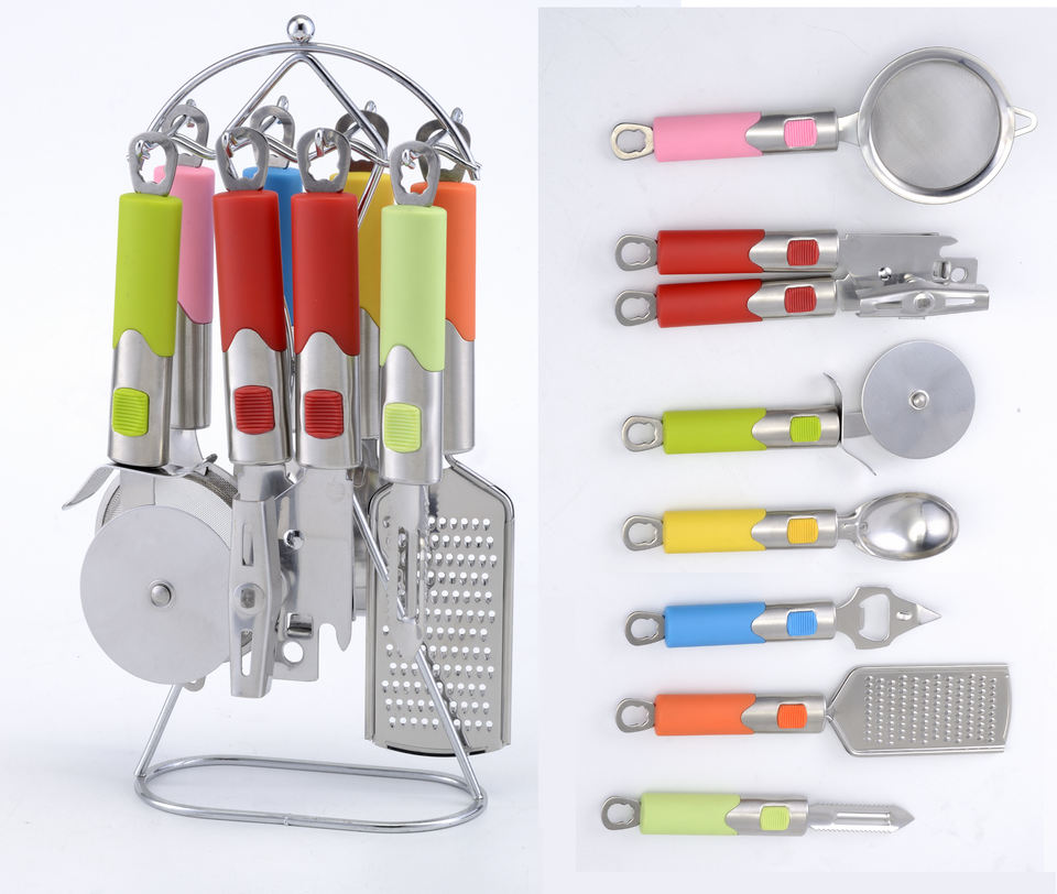 Mga Kagamitan sa Kusina Multifunction na Stainless Steel Set para sa Wholesale