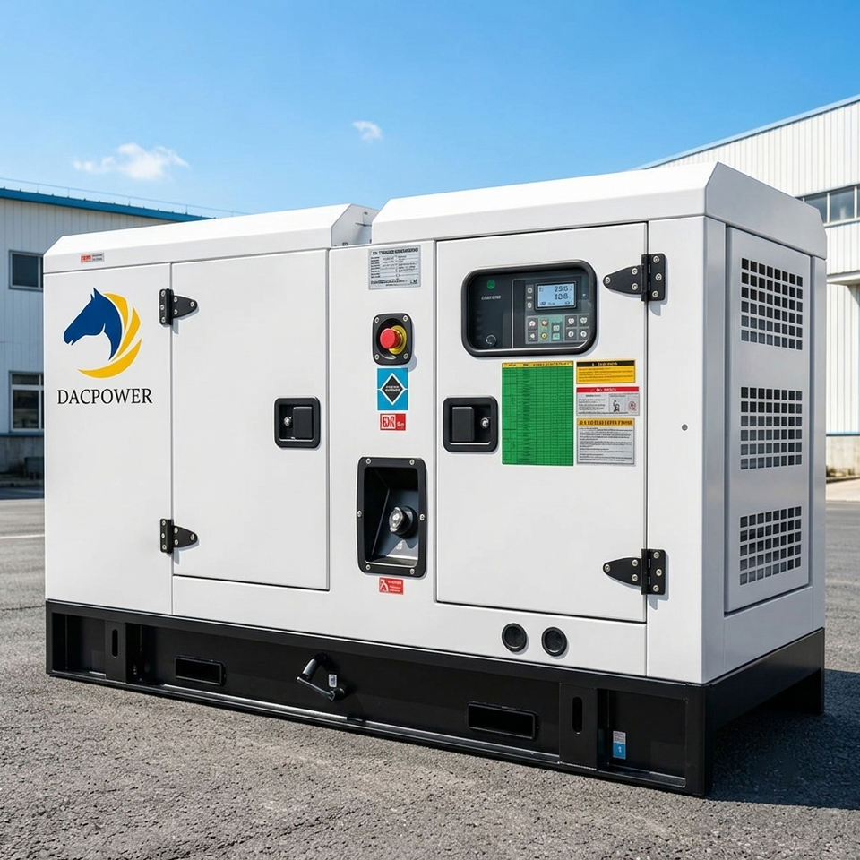 Super Tahimik na Diesel Generator 24KW 32KW 64KW na may Soundproof Canopy para sa Outdoor Construction
