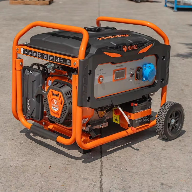 Generator na Gasolina 7kW-7.5kW 220/380V Air-Cooled CE Euro-V Certified