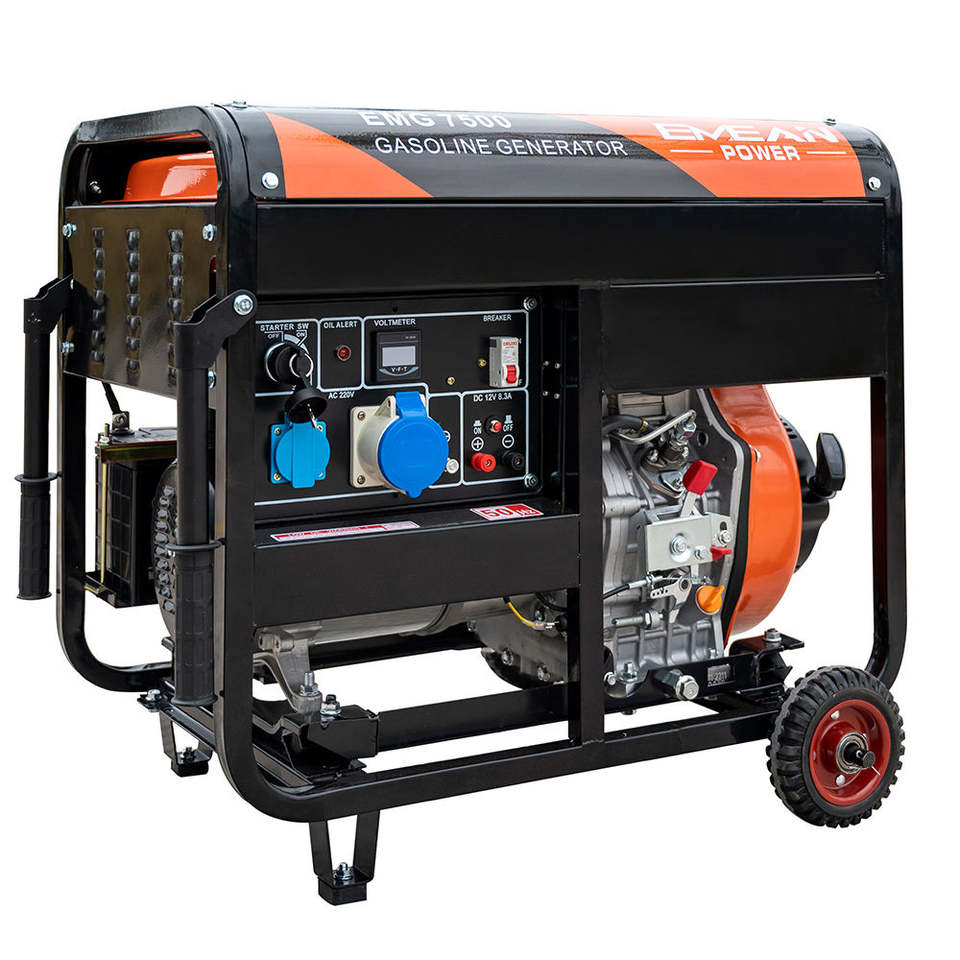 Generator ng Gasolina 700W-6KW Tahimik na Auto Start na may Oil Alert
