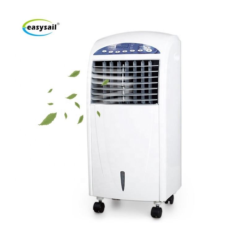 Portable Evaporative Air Cooler Fan 3-Speed na may Remote Control