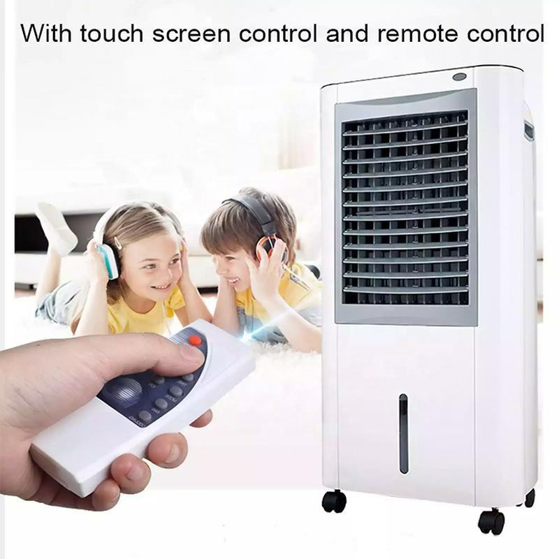 Portable Evaporative Air Cooler 165W 12L Double Turbo Stand Fan